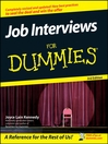 Job Interviews For Dummies